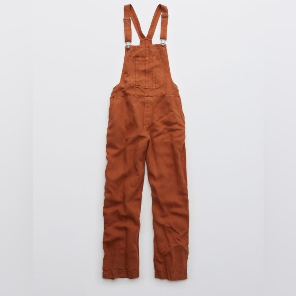 Aerie Twill Overall in Jupiter Brown - XL